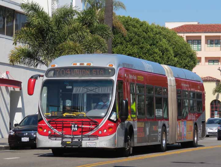 LA Metro NABI 60-BRT 9378